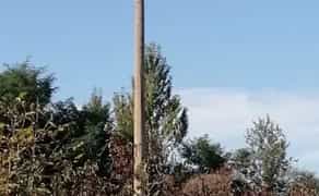 Залізобетонні опори освітлення висотою 25м