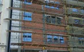 Строй леса, будівельні риштування Чабани, Хотів, Гатне