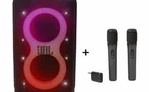 JBL Partybox 320 плюс два мікрофони.