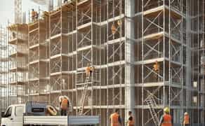 Риштування ліса будівельні вишка