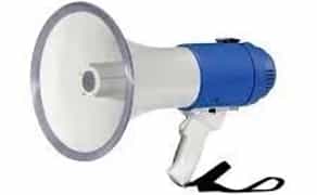 Рупор – мегафон, промостол, промообладнання