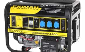 Бензогенератор 5 кВт (1.10 л/кВт*г) FIRMAN FPG 7800