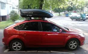 Багажник на кришу Terra Drive 440л та поперечки на рейлі