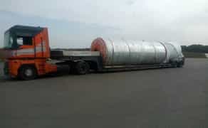 Перевезення негабаритного вантажу. Перевозка негабарита трал платформа