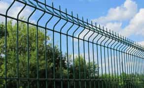 Забор секційний Паркан з сітки Огорожа Панелі Сітчасті Зелений паркан