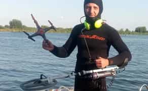 Водолаз Київ. Пошук металошукачем ювелірних прикрас