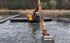 Чистка копання водойм: річок, ставків, озер, каналів, намив піску