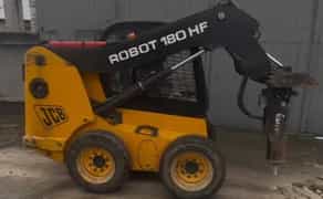 Гідромолот міні навантжувач на базі JCB 180 ROBO