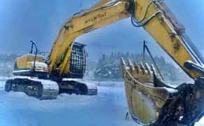 Послуги гусеничного екскаватора з гідромолотом