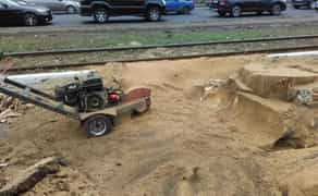 Корчевка пней. Спил деревьев. Удаление, вырезка пней фрезой