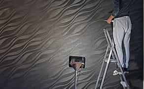 Послуги Шпаклювання, Поклейка шпалер