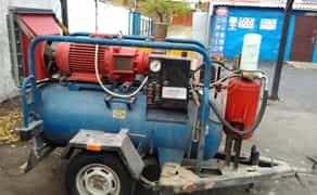 Електричний компресор ВВПЕ 3,5 з відбійними молотками 2 шт.+шланги 2*50