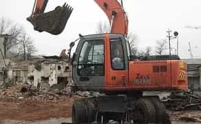 Імпортні екскаватори на колісному ходу