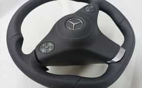 Изменение анатомии руля и перетяжка руля и ручек кпп