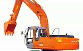 Імпортний екскаватор HitachiZX 200LC — 3 на гусеничному ходу з ковшем