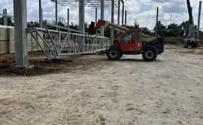 Телескопічний навантажувач (погрузчик) Маниту