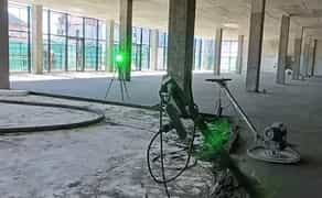 Стяжка машинна напівсуха, стяжка пола