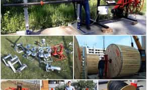 Кабельний підйомник ( домкрат) - для розмотування та прокладання проводу, кабелю