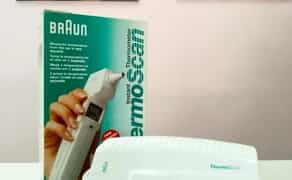 Інфрачервоний термометр Braun.