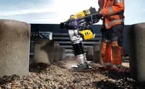 Трамбування, вібротрамбування, віброноги, вібролапи, віброплит, відбійник