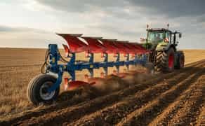 Оборотний плуг для якісної та ефективної оранки ґрунту