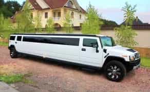 022 Лімузин на день народження Hummer H2 white 