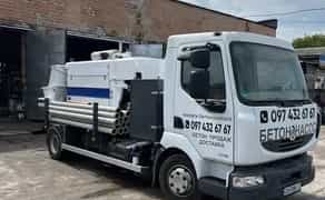 Бетононасос стаціонарний,бетон,доставка бетона