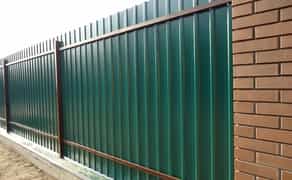 Монтаж металевих парканів. Металоконструкції.