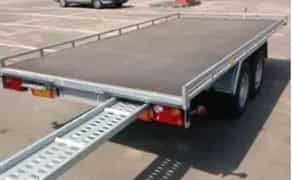 Лафет, причеп платформа жорстке зчеплення буксирування