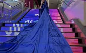 Неймовірна сукня зі шлейфом 3,5 метри для фотосесії, відправляємо по всій країні