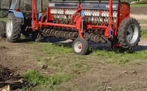 Посів зернових культур. Культивація, дискування.