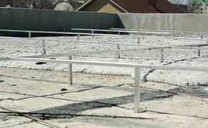 Утеплення даху виробничих будівель наливним пінобетоном