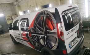 Виготовляємо наклейки Стикери Рекламні на авто брендування Ваш текст на скло дизайн