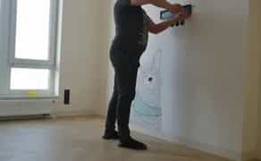 Малярні роботи, шпаклівка оконних та дверних відкосів, фарбування