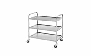 Сервірувальний візок з нержавіючій сталі