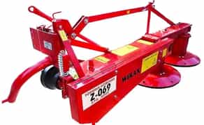 Косіння трави роторною косаркою