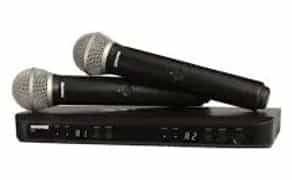 Радіомікрофон дінамічний shure blx288/pg58