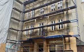 Строительные леса, риштування