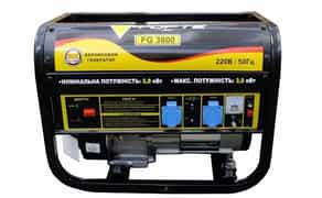 Бензиновий генератор Forte FG3800, 3кВт (+кабель 10м)