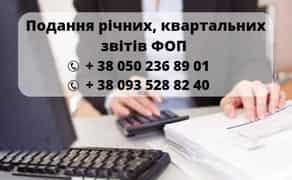 БУХГАЛТЕР. Реєстрація ФОП, закриття ФОП. Звіти. Консультації