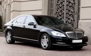 092 Авто на весілля Mercedes W221 S500L black