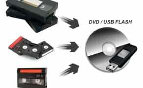 Перезапис відеокасет на DVD диски USBFlash флеш оцифровка VHS DV касет