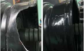 Рихтування алюмінієвих дисків (удари розриви відколи)