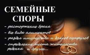 Адвокат (розлучення, аліменти, допомога у виконавчій службі)