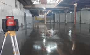 Промислова бетонна підлога під ключ. Бетонні дороги.