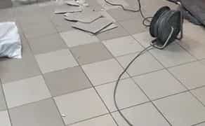 Демонтаж плитки паркету дерев'яної підлоги