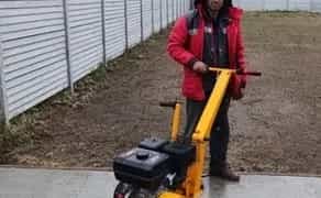 Копка траншей ширина 10см.