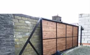 Виготовлення відкатних воріт, парканів монтаж під ключ. Металопрофіль.