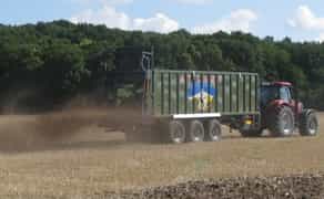 Універсальний здвижний причеп ТЗП-39 Атлант - Зерновоз