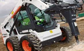 Гідромолот на міні-навантажувачі